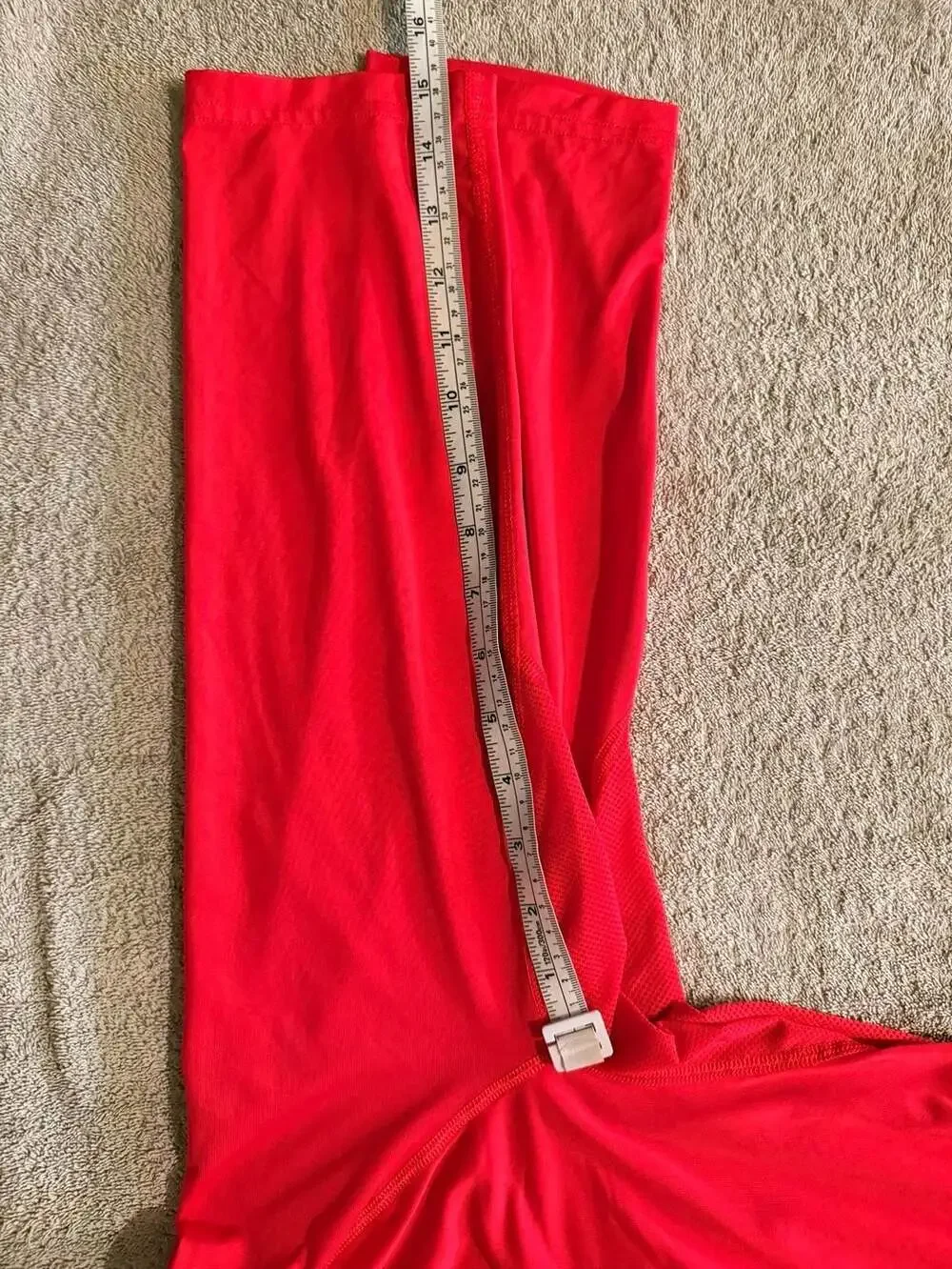 Nike Dri-Fit Pro Slim Fit Size M Red Long Sleeve Athletic Shirt
